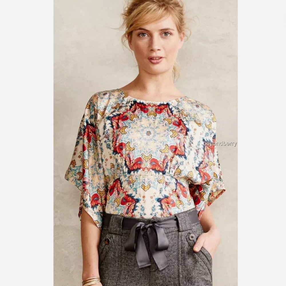 KAS for Anthropologie Winterstar Blouse